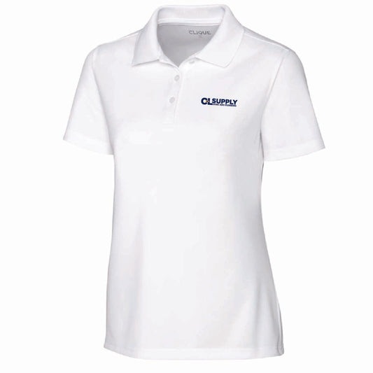 Clique by Cutter Women's Spin Performance Polo with C&L HVAC Logo