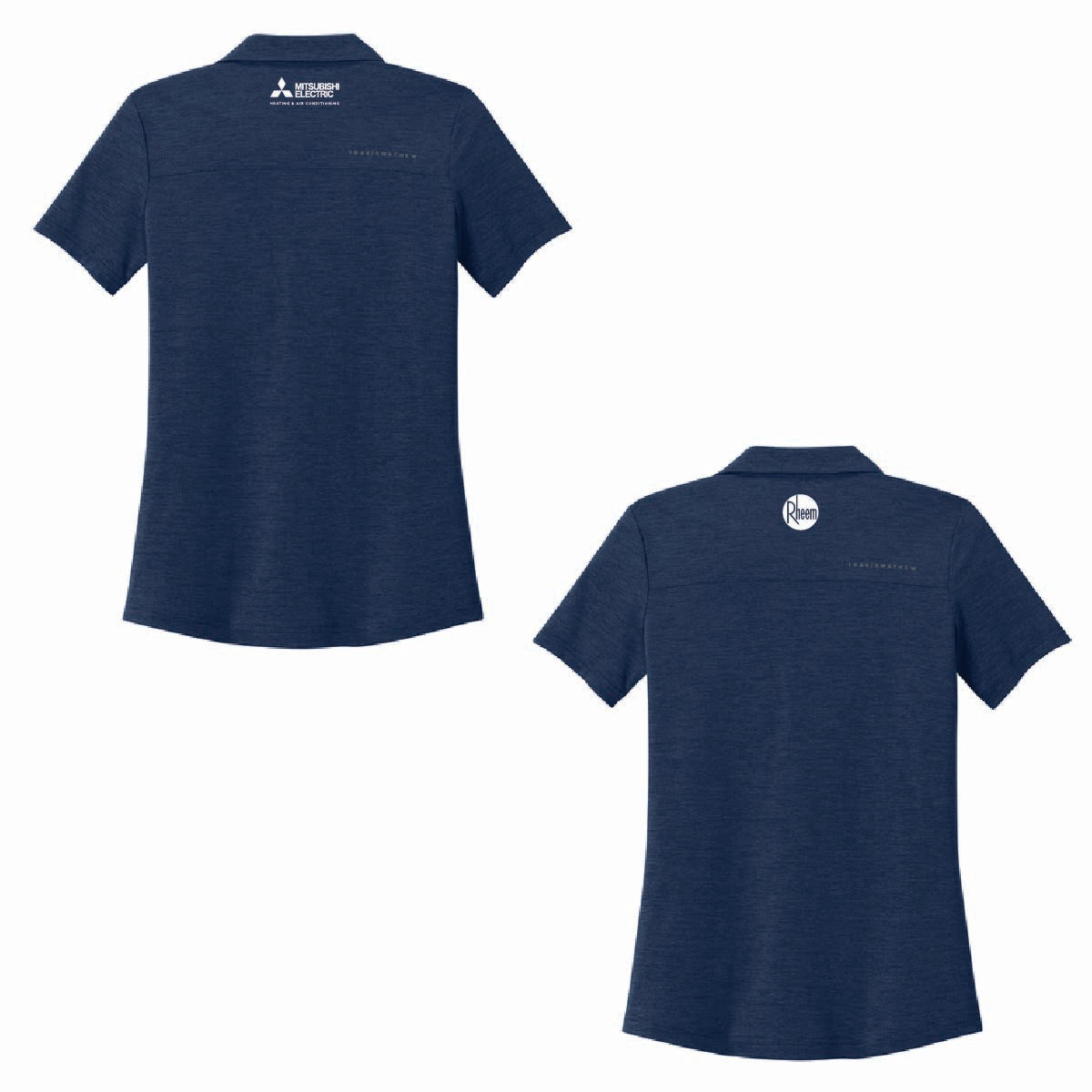 TravisMathew Women's Onward Polo with C&L HVAC Logo