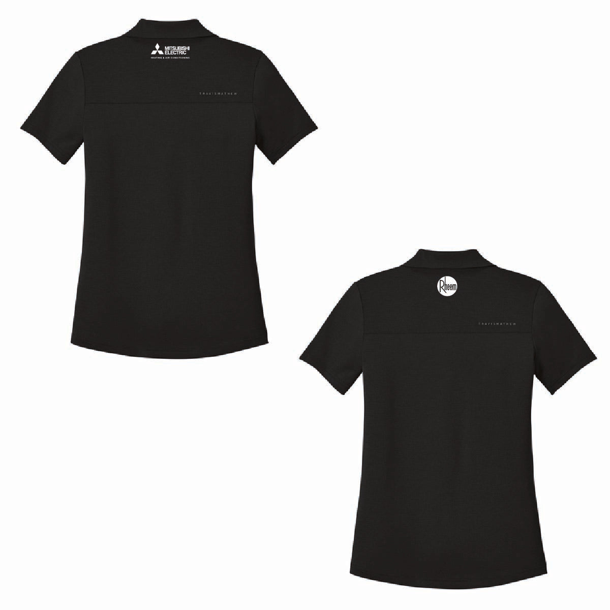 TravisMathew Women's Onward Polo with C&L HVAC Logo