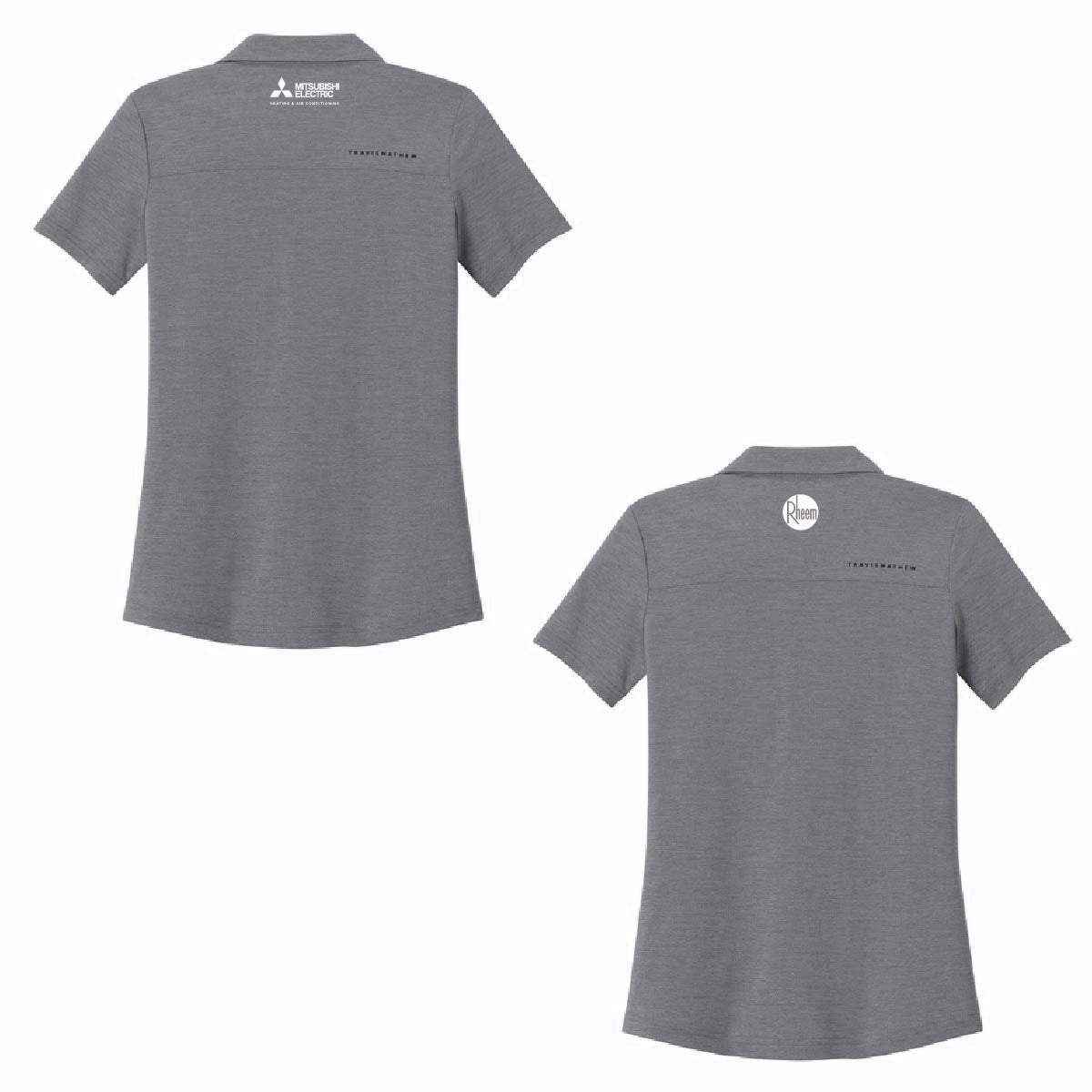 TravisMathew Women's Onward Polo with C&L HVAC Logo