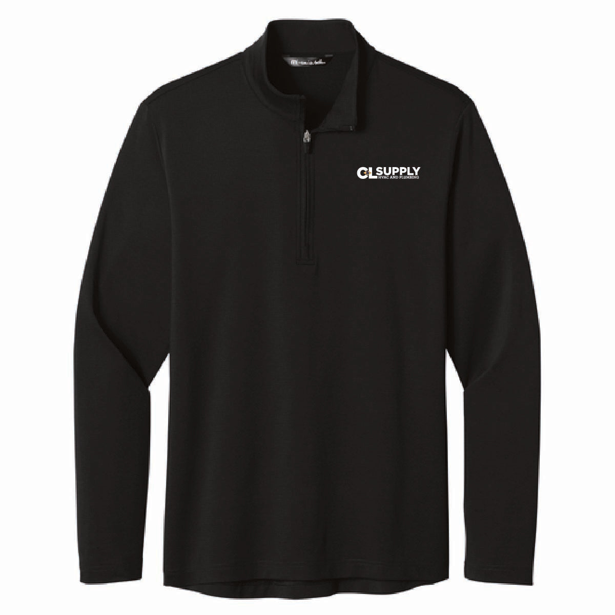 TravisMathew Men's Onward 1/4 Zip with C&L HVAC Logo