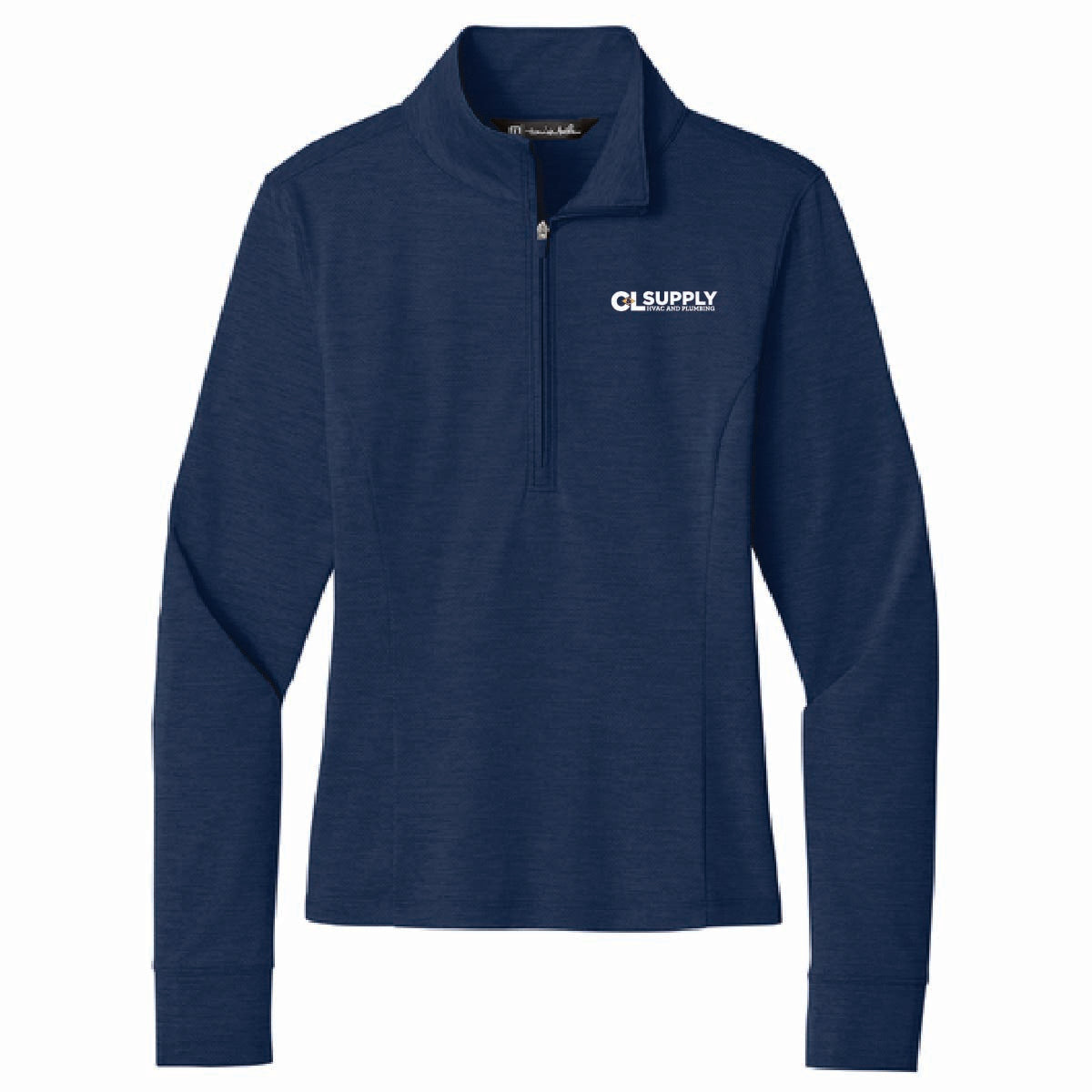 TravisMathew Women's Onward 1/4 Zip with C&L HVAC Logo