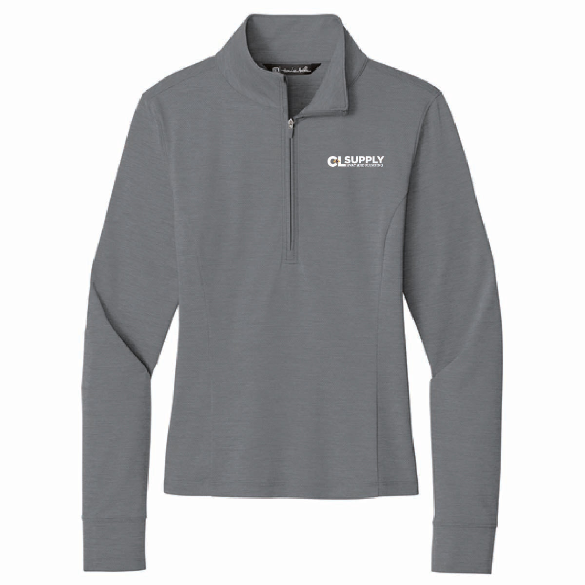 TravisMathew Women's Onward 1/4 Zip with C&L HVAC Logo