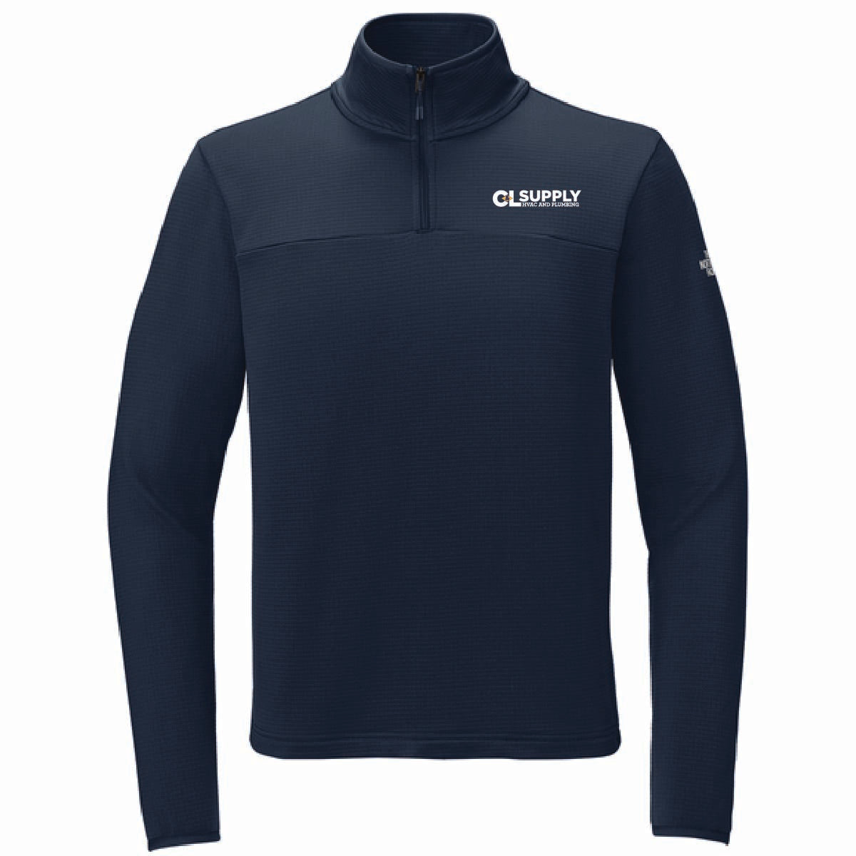 The North Face Men's Aim 1/4 Zip Fleece with C&L HVAC Logo