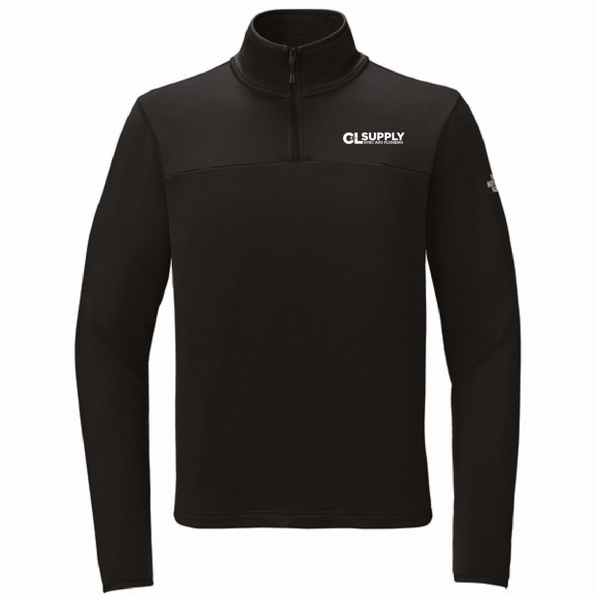 The North Face Men's Aim 1/4 Zip Fleece with C&L HVAC Logo