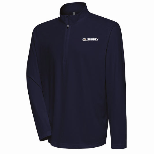 Antigua Men's Flex Pullover with C&L HVAC Logo