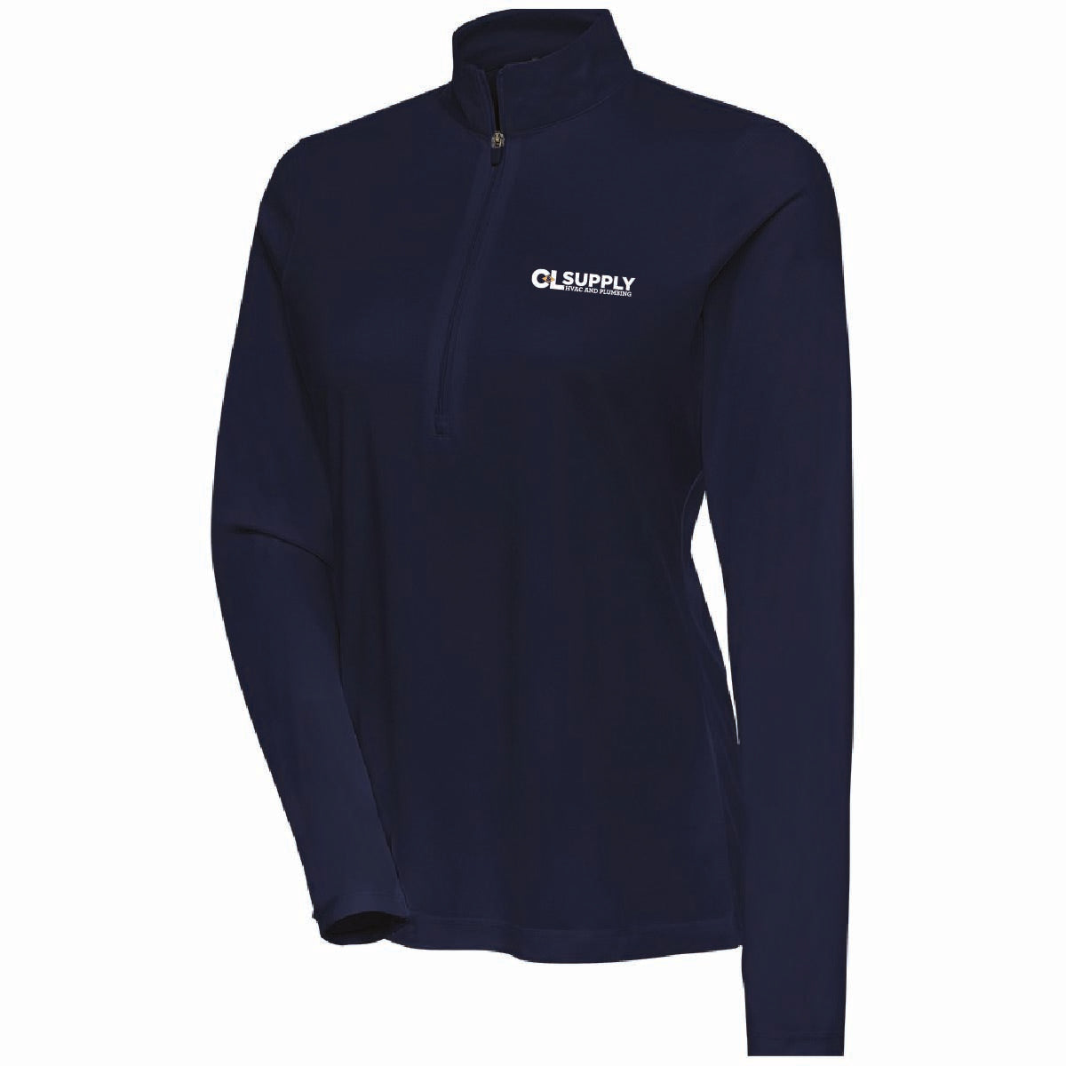 Antigua Women's Flex Pullover with C&L HVAC Logo