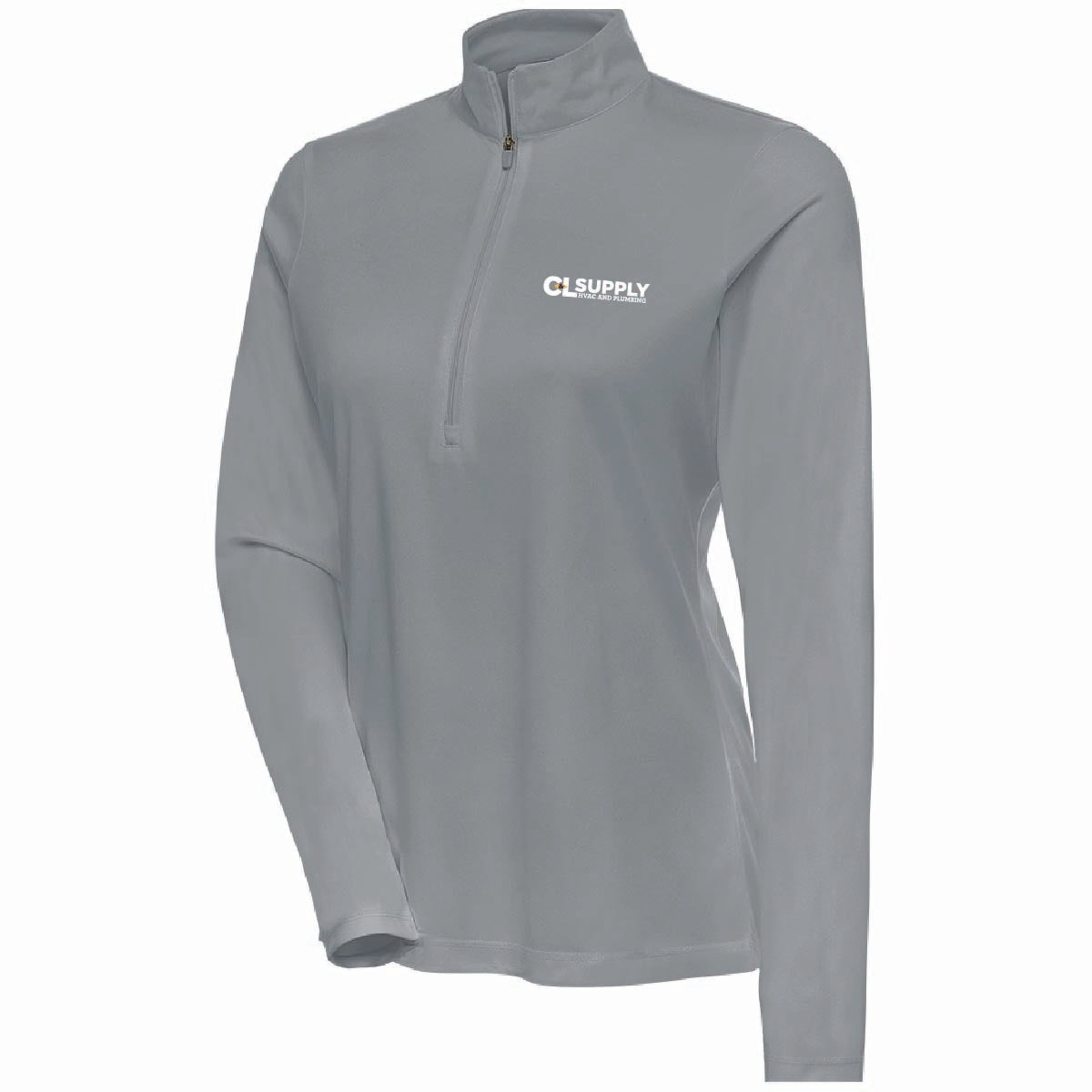 Antigua Women's Flex Pullover with C&L HVAC Logo