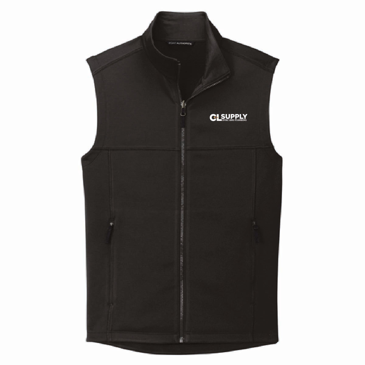 Port Authority Men's Smooth Fleece Vest with C&L HVAC Logo