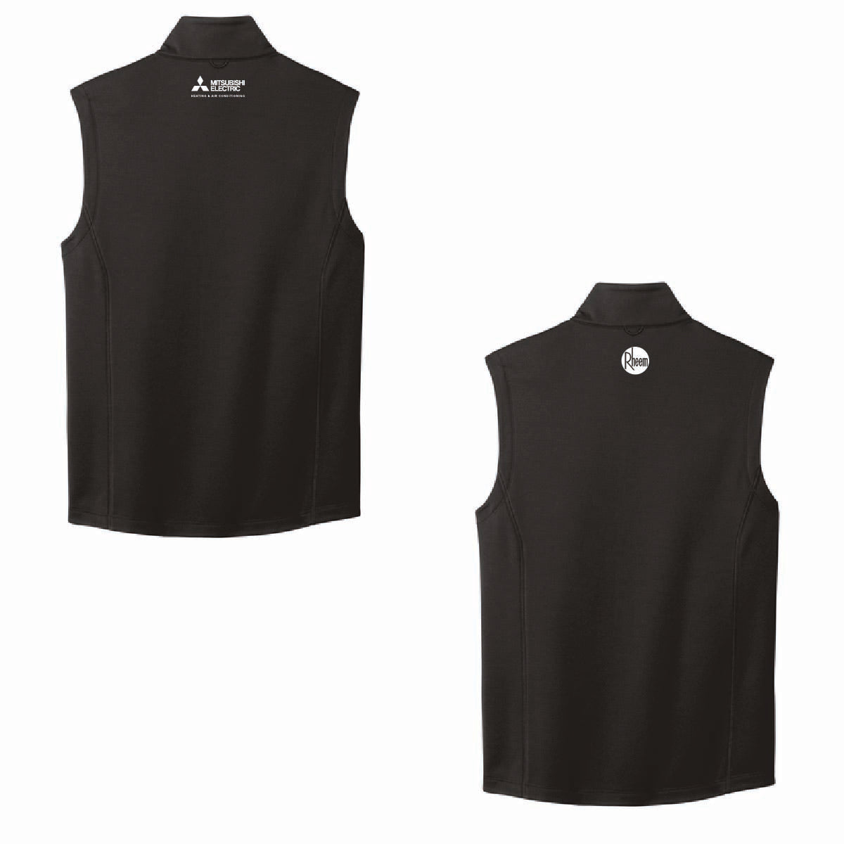 Port Authority Men's Smooth Fleece Vest with C&L HVAC Logo