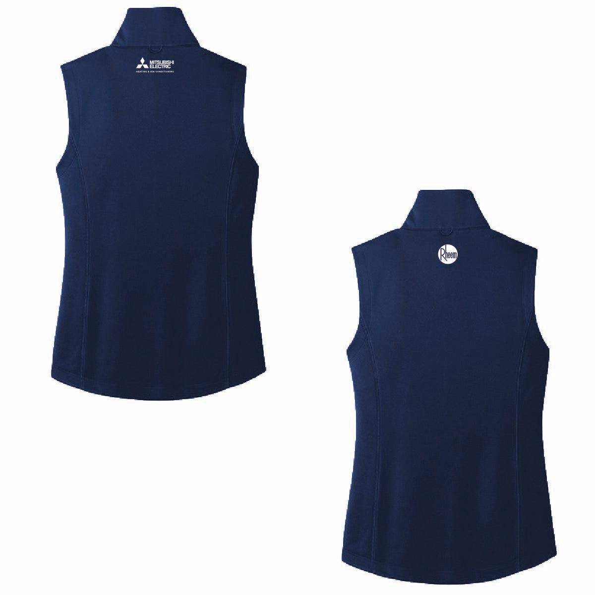 Port Authority Women's Smooth Fleece Vest with C&L HVAC Logo