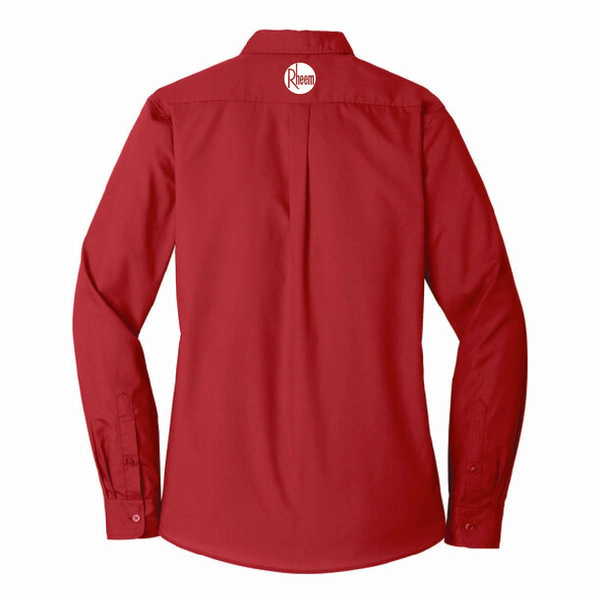 Port Authority Women's Long Sleeve Poplin Shirt with Comfort Air Logo