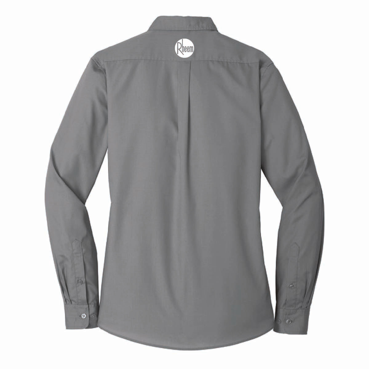 Port Authority Women's Long Sleeve Poplin Shirt with Comfort Air Logo