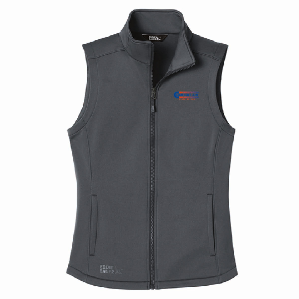 Eddie Bauer Women's Smooth Mid Layer Fleece Vest with Comfort Air Logo