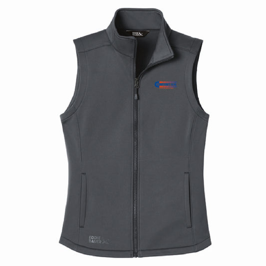 Eddie Bauer Women's Smooth Mid Layer Fleece Vest with Comfort Air Logo