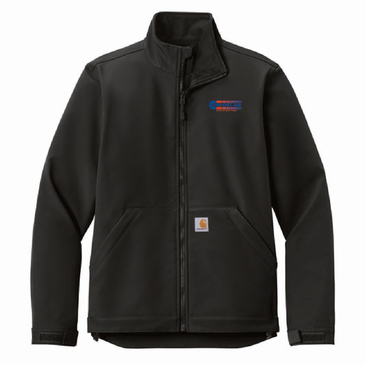 Carhartt Men's Rain Defender Soft Shell Jacket with Comfort Air Logo