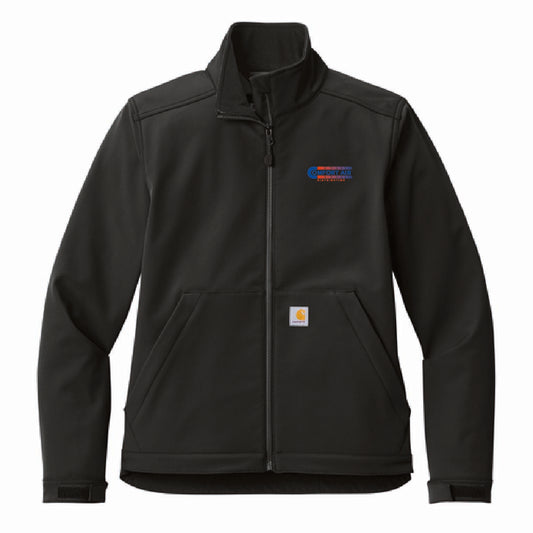Carhartt Women's Rain Defender Soft Shell Jacket with Comfort Air Logo