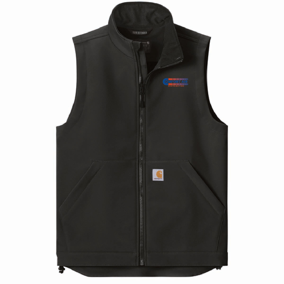 Carhartt Men's Rain Defender Soft Shell Vest with Comfort Air Logo