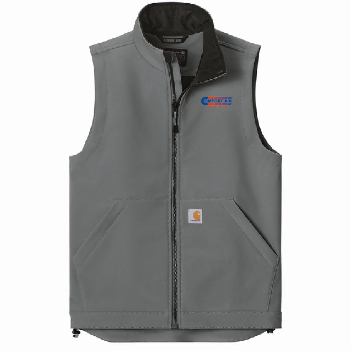 Carhartt Men's Rain Defender Soft Shell Vest with Comfort Air Logo