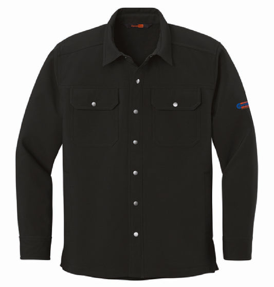 Cornerstone Men's Soft Shell Shirt Jacket with Comfort Air Logo