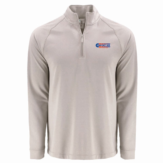 Clique by Cutter Men's Dash 1/4 Zip Sweatshirt with Comfort Air Logo