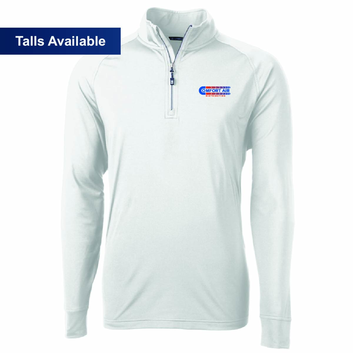 Cutter & Buck Men's Eco Stretch 1/4 Zip with Comfort Air Logo