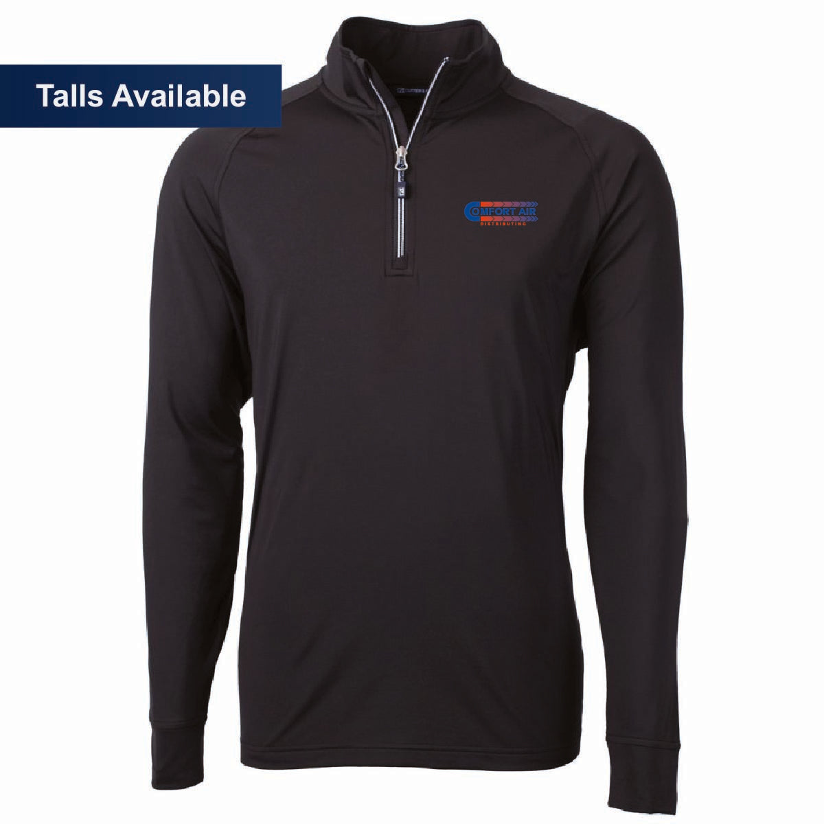 Cutter & Buck Men's Eco Stretch 1/4 Zip with Comfort Air Logo