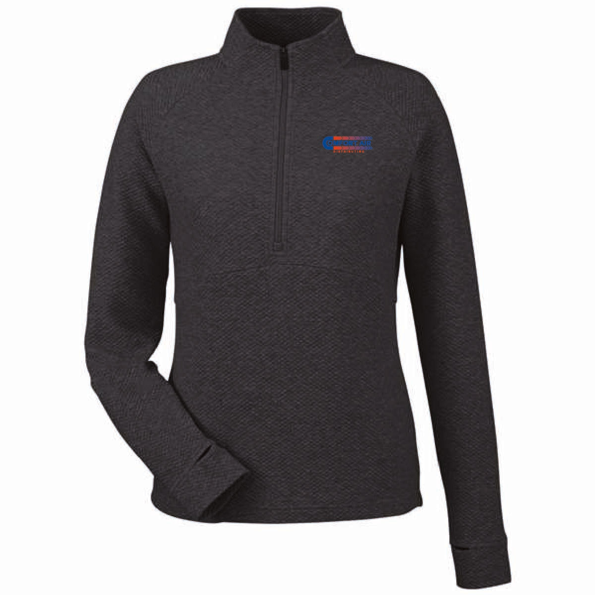 North End Women's Textured 1/4 Zip Pullover with Comfort Air Logo