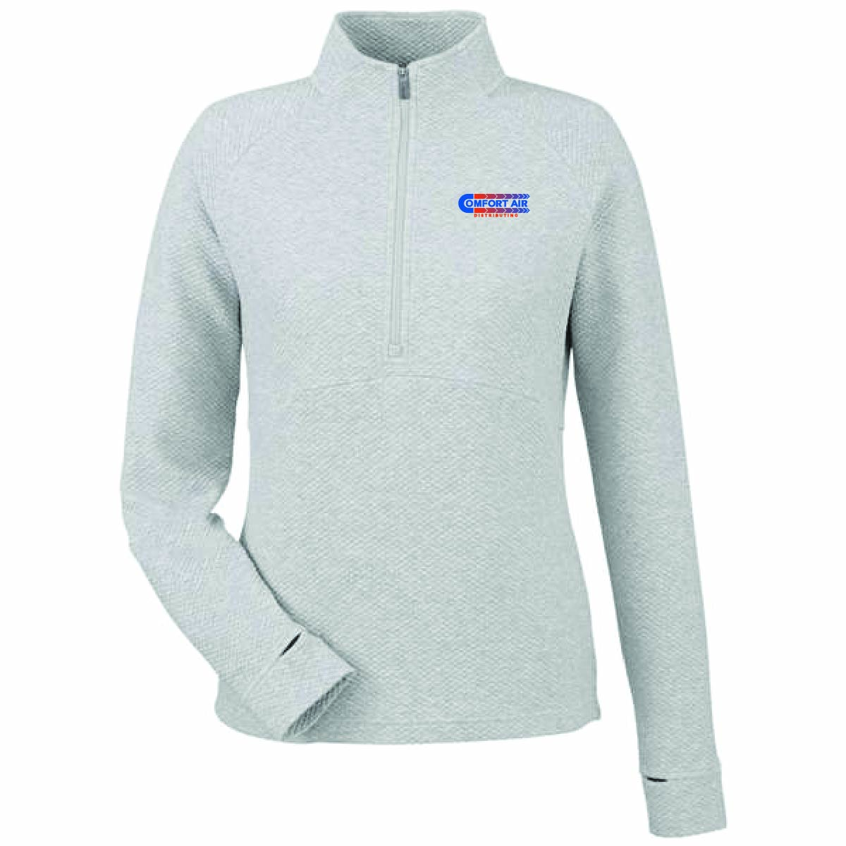 North End Women's Textured 1/4 Zip Pullover with Comfort Air Logo