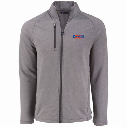 Cutter & Buck Men's Peshastin Fleece Full Zip Jacket with Comfort Air Logo