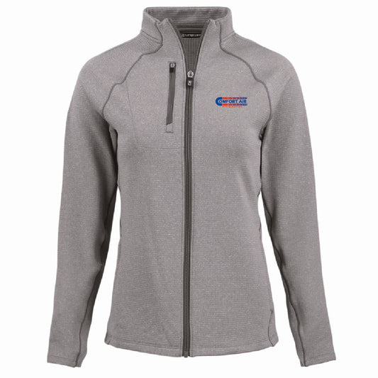 Cutter & Buck Women's Peshastin Fleece Full Zip Jacket with Comfort Air Logo
