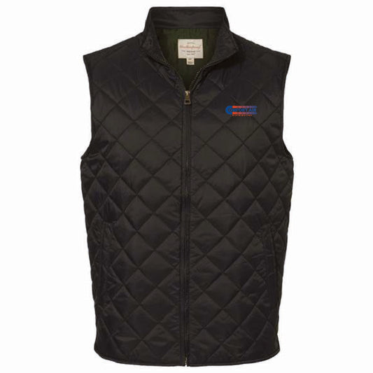 Weatherproof Men's Vintage Diamond Quilted Vest with Comfort Air Logo
