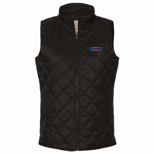 Weatherproof Women's Vintage Diamond Quilted Vest with Comfort Air Logo