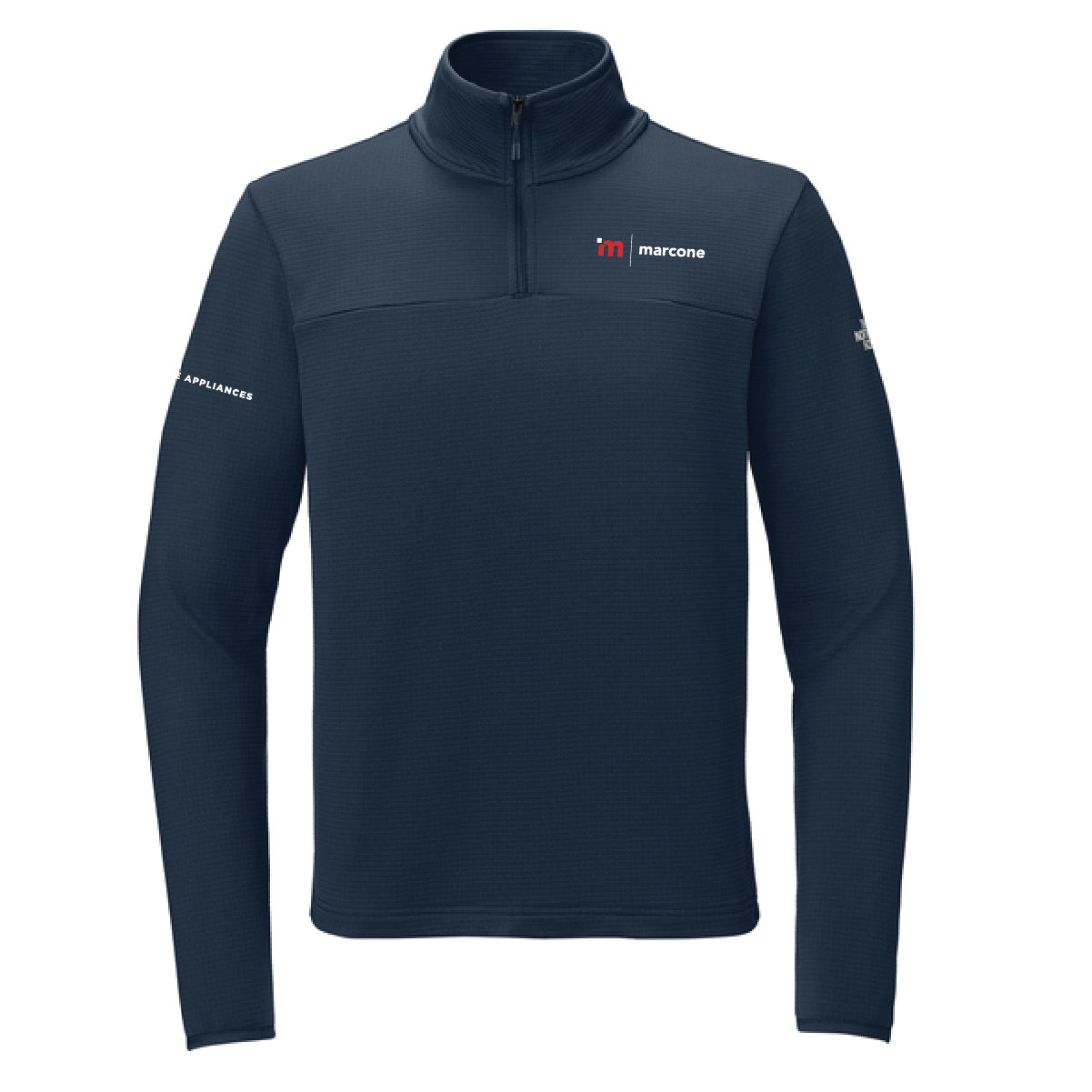The North Face Men's Aim 1/4 Zip Fleece with Marcone Logo