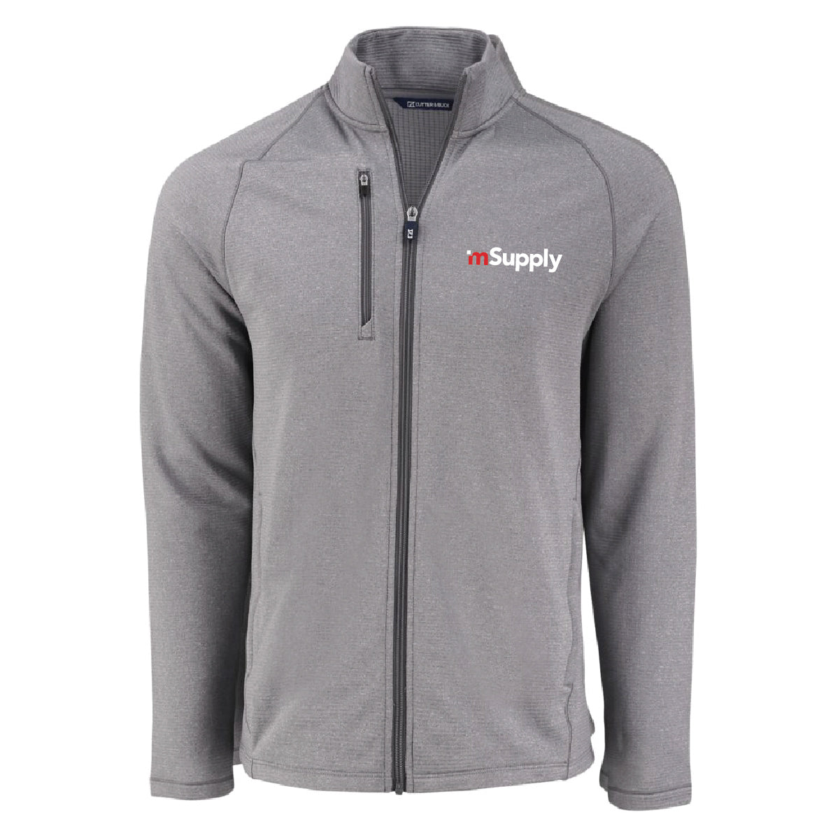 Cutter & Buck Men's Peshastin Fleece Full Zip Jacket with mSupply Logo