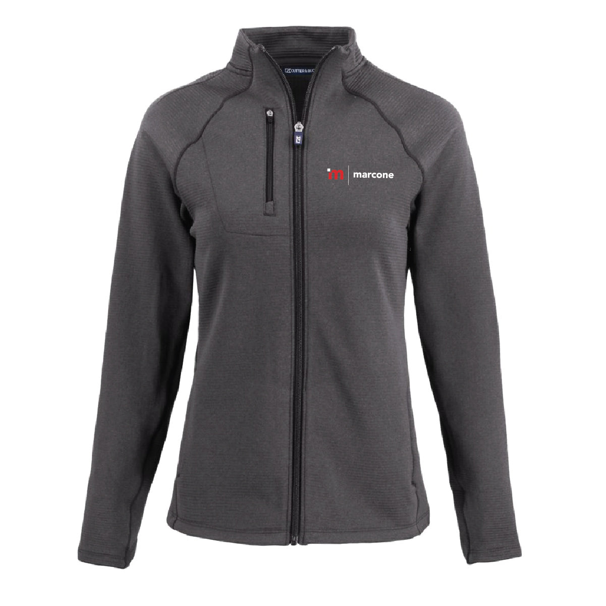 Cutter & Buck Women's Peshastin Fleece Full Zip Jacket with Marcone Logo