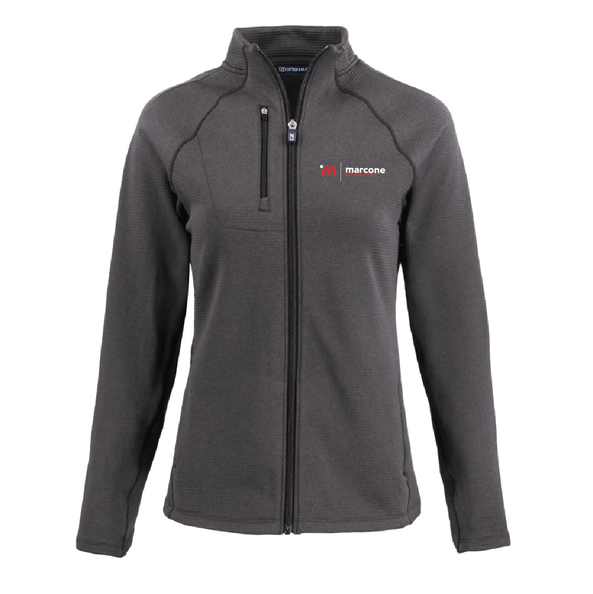 Cutter & Buck Women's Peshastin Fleece Full Zip Jacket with Marcone Appliance Logo
