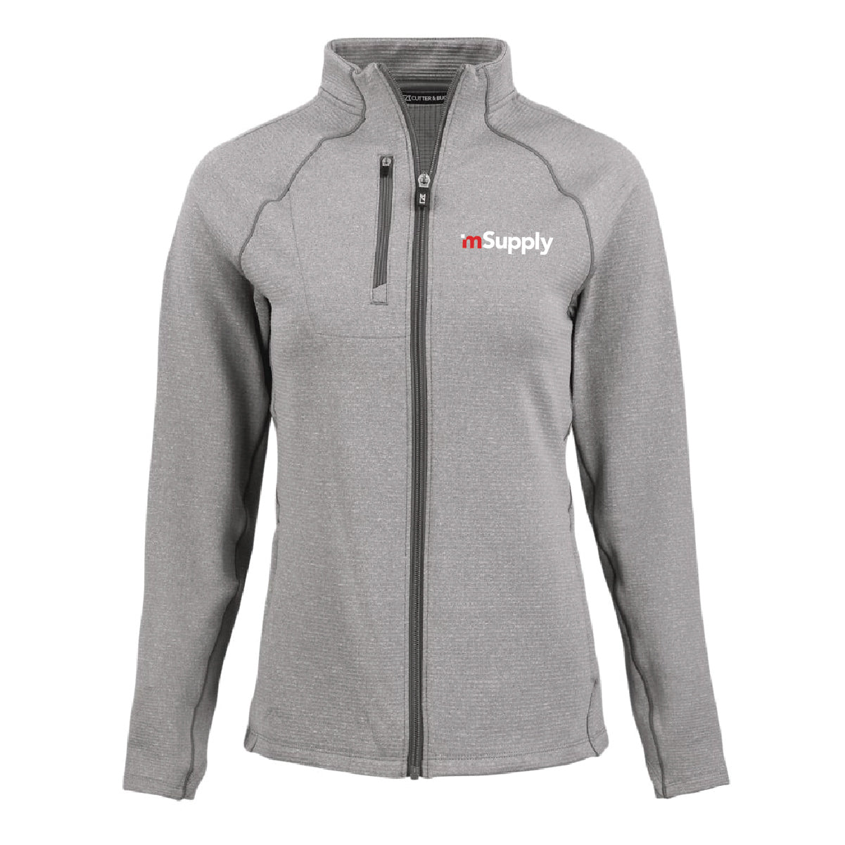 Cutter & Buck Women's Peshastin Fleece Full Zip Jacket with mSupply Logo