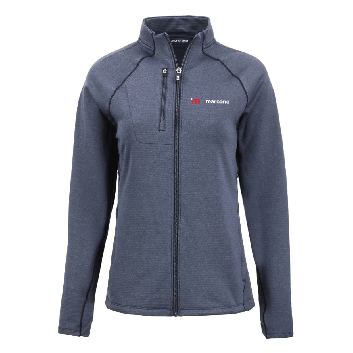 Cutter & Buck Women's Peshastin Fleece Full Zip Jacket with Marcone Logo