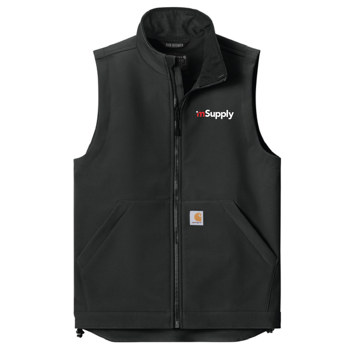 Carhartt Men's Rain Defender Soft Shell Vest with mSupply Logo
