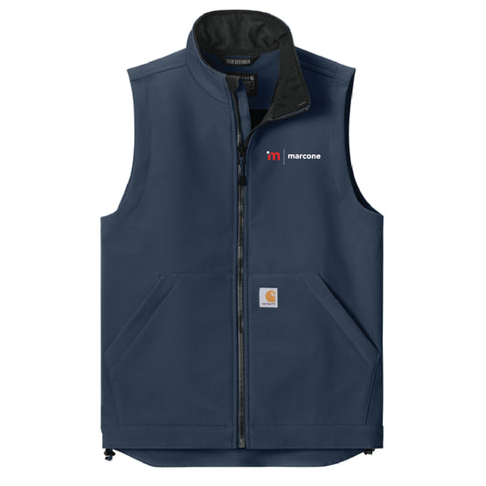 Carhartt Men's Rain Defender Soft Shell Vest with Marcone Logo