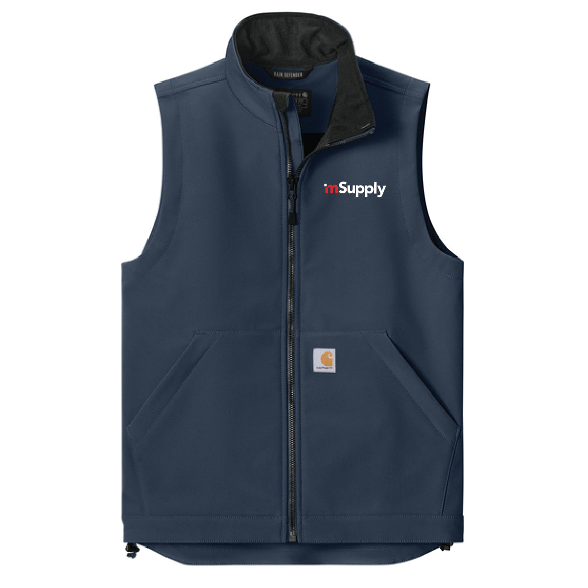 Carhartt Men's Rain Defender Soft Shell Vest with mSupply Logo