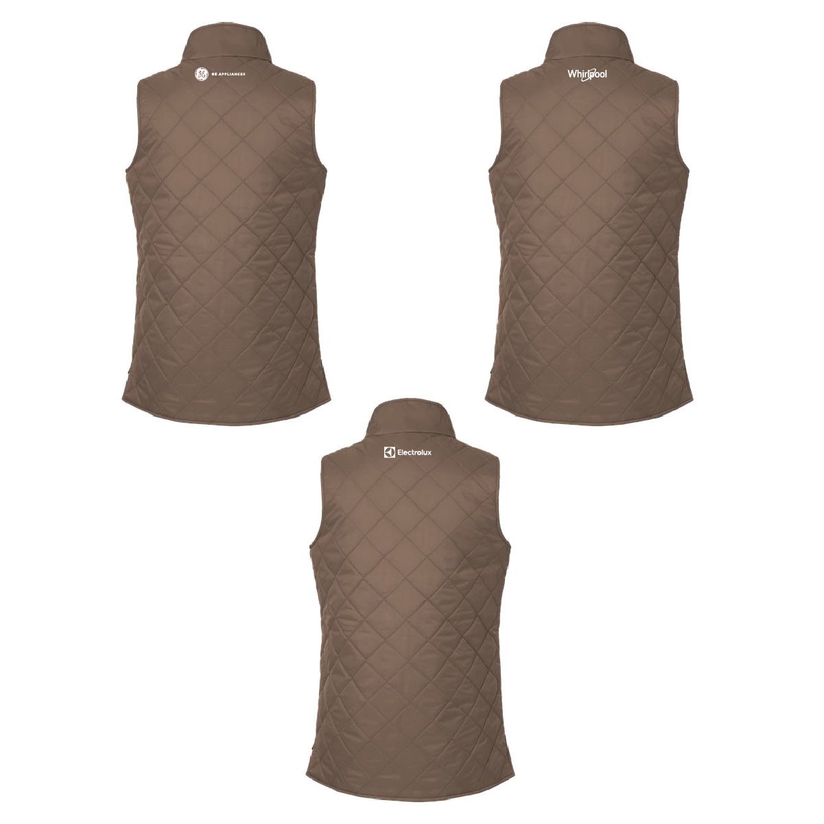 Weatherproof Women's Vintage Diamond Quilted Vest with Marcone Logo