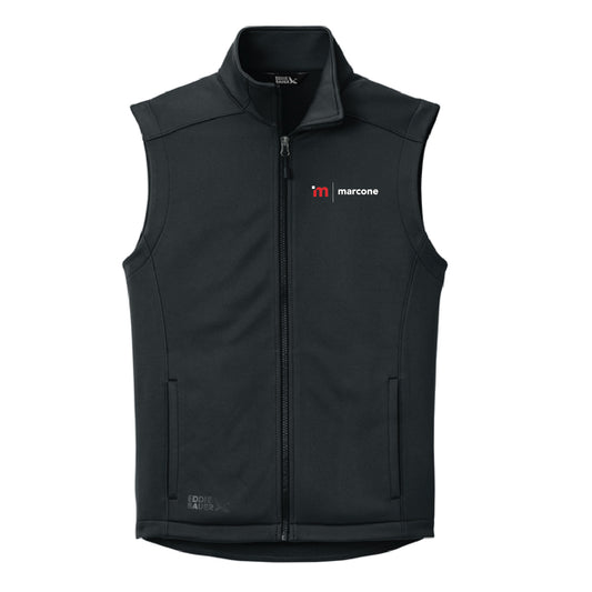Eddie Bauer Men's Smooth Mid Layer Fleece Vest with Marcone Logo