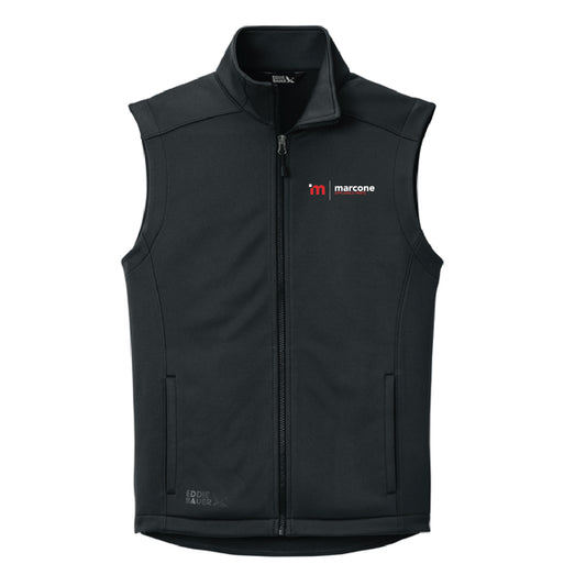 Eddie Bauer Men's Smooth Mid Layer Fleece Vest with Marcone Appliance Logo