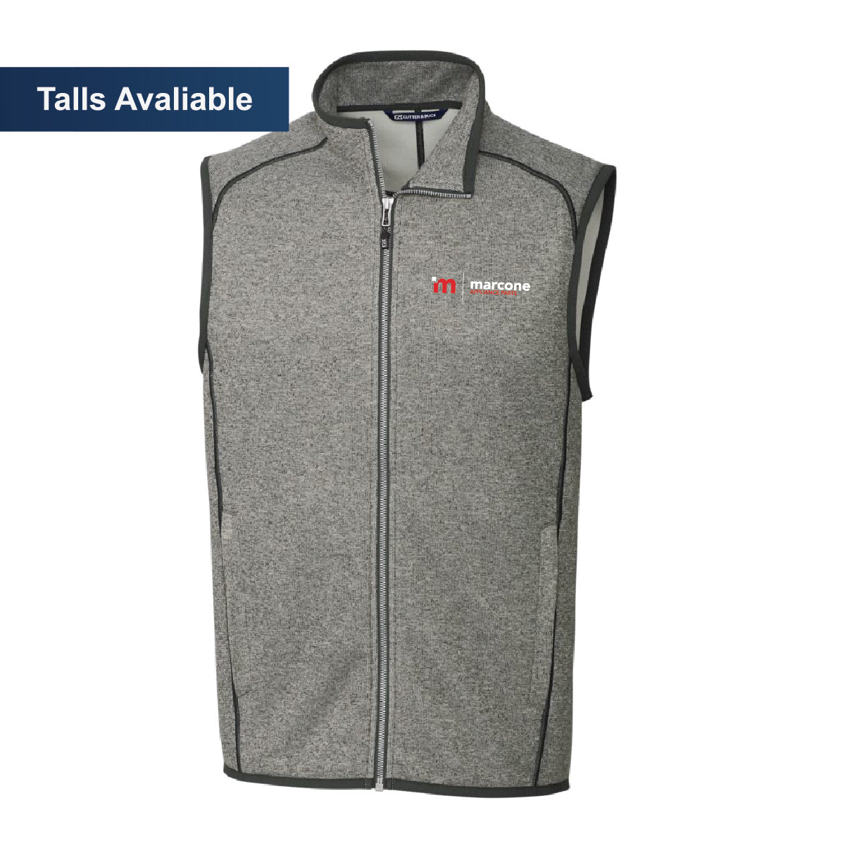 Cutter & Buck Men's Sweater-Knit Vest with Marcone Appliance Logo