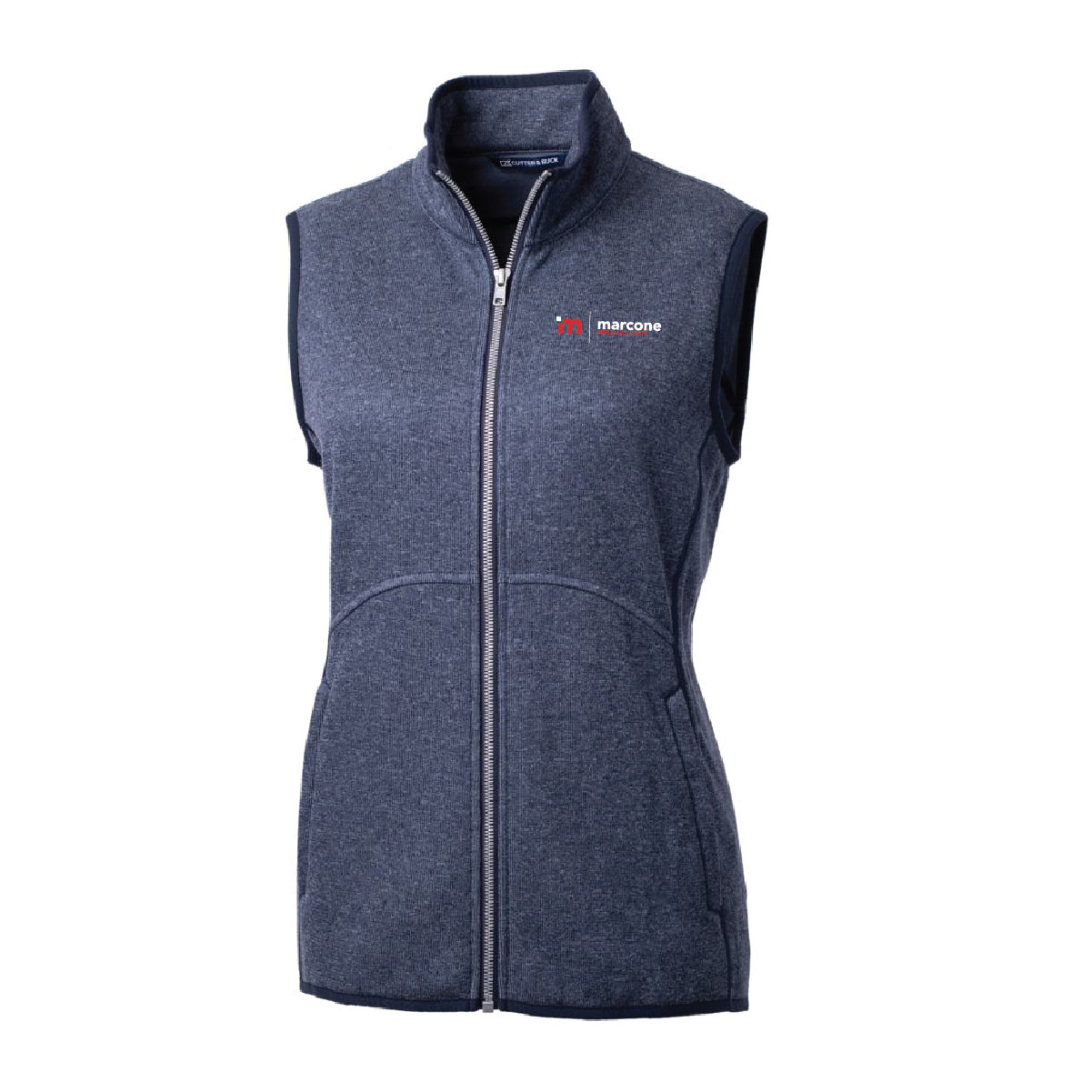 Cutter & Buck Women's Sweater-Knit Vest with Marcone Appliance Logo