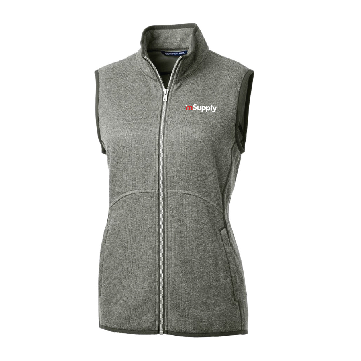 Cutter & Buck Women's Sweater-Knit Vest with mSupply Logo