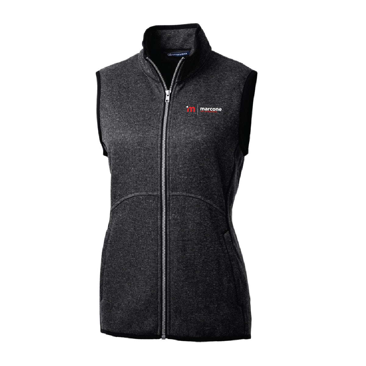 Cutter & Buck Women's Sweater-Knit Vest with Marcone Appliance Logo