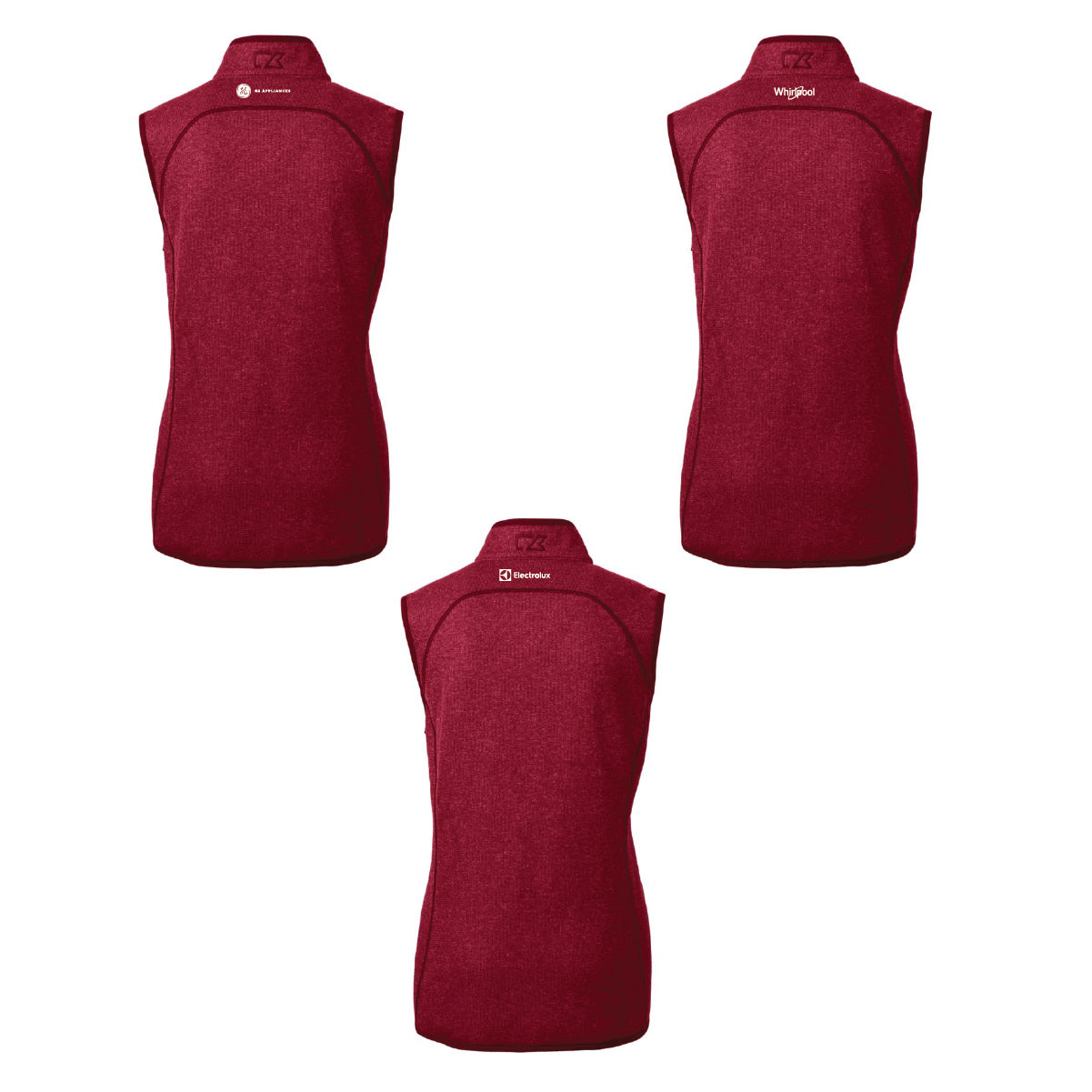 Cutter & Buck Women's Sweater-Knit Vest with Marcone Logo